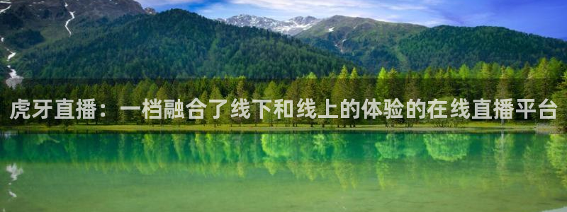 833体育直播观看：虎牙直播：一档融合了线下和线上的体验的在线直播平台